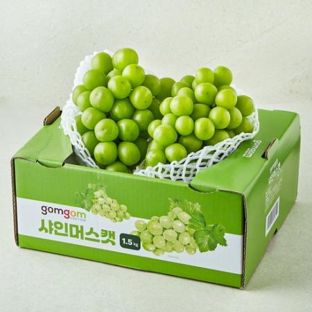 곰곰 샤인머스캣 1.5kg 1박스 one option : Amim