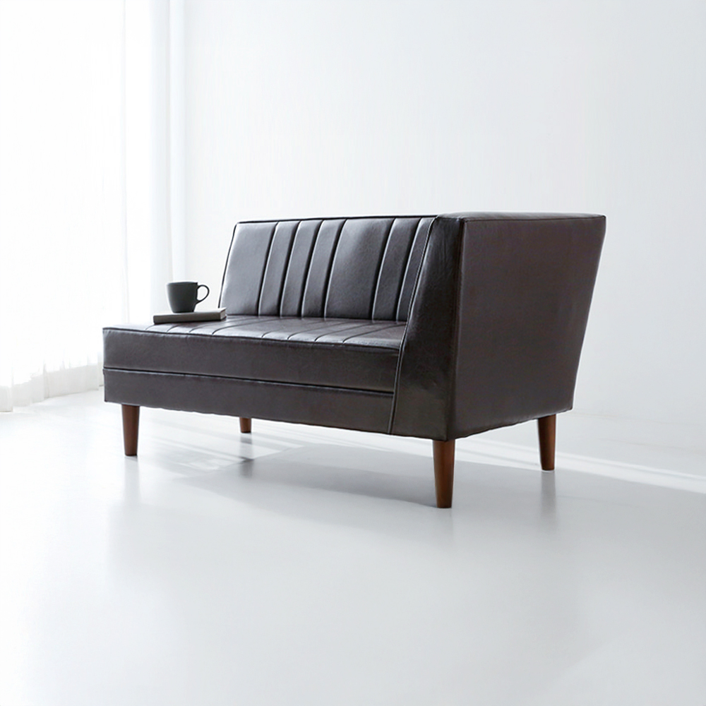 ROMENTO 2인소파 코너형 브라운 9179.4036