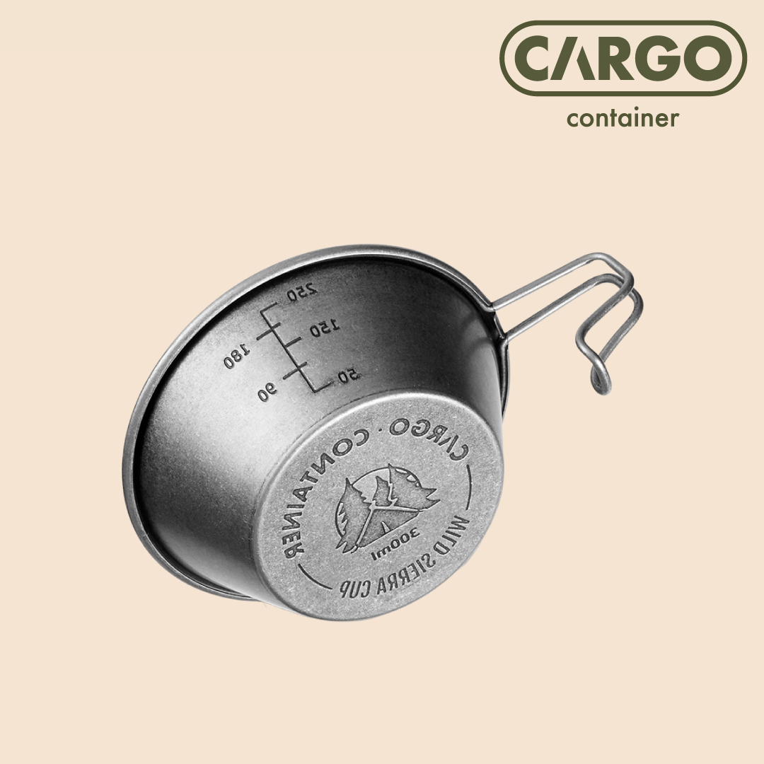 카고컨테이너 와일드 시에라 컵 300ml, 티타늄