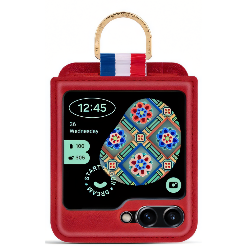 에르 포켓 카드 지갑 링 케이스 레드, 갤럭시Z 플립7 FE