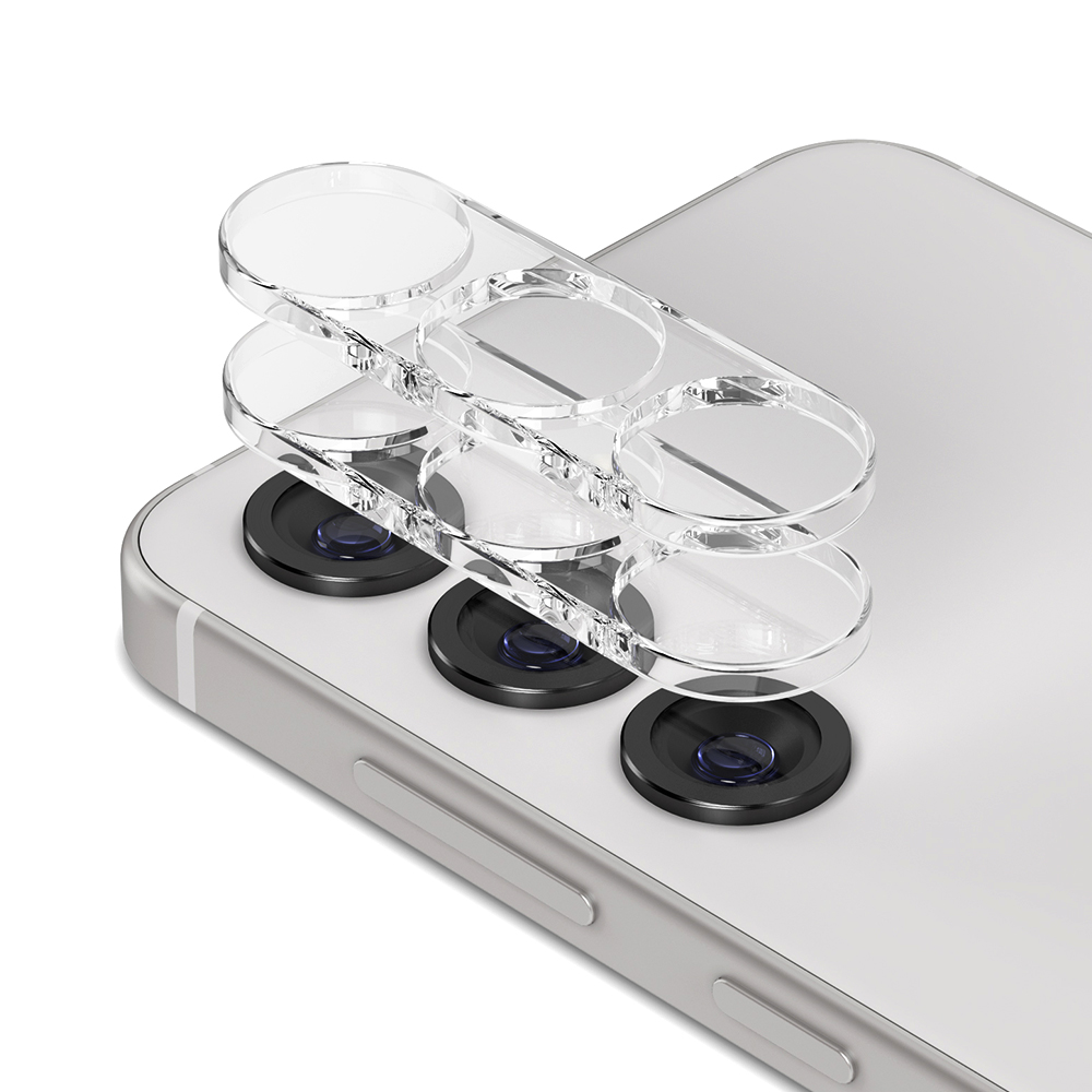 아이엠듀 카메라 보호 필름 풀커버 강화유리 빛번짐 방지 투명 갤럭시S24 플러스, 2매입