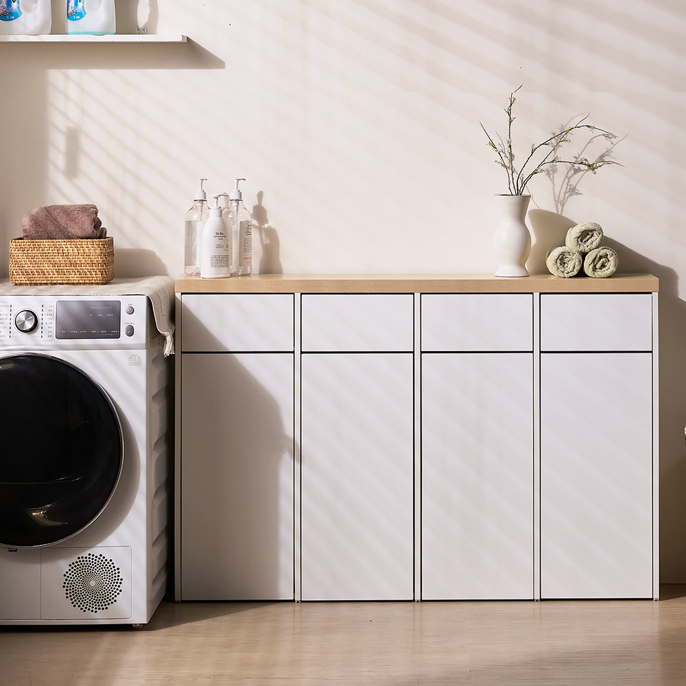 E0자재 MN2075 4칸 업소용 가정용 재활용 분리수거함 1300