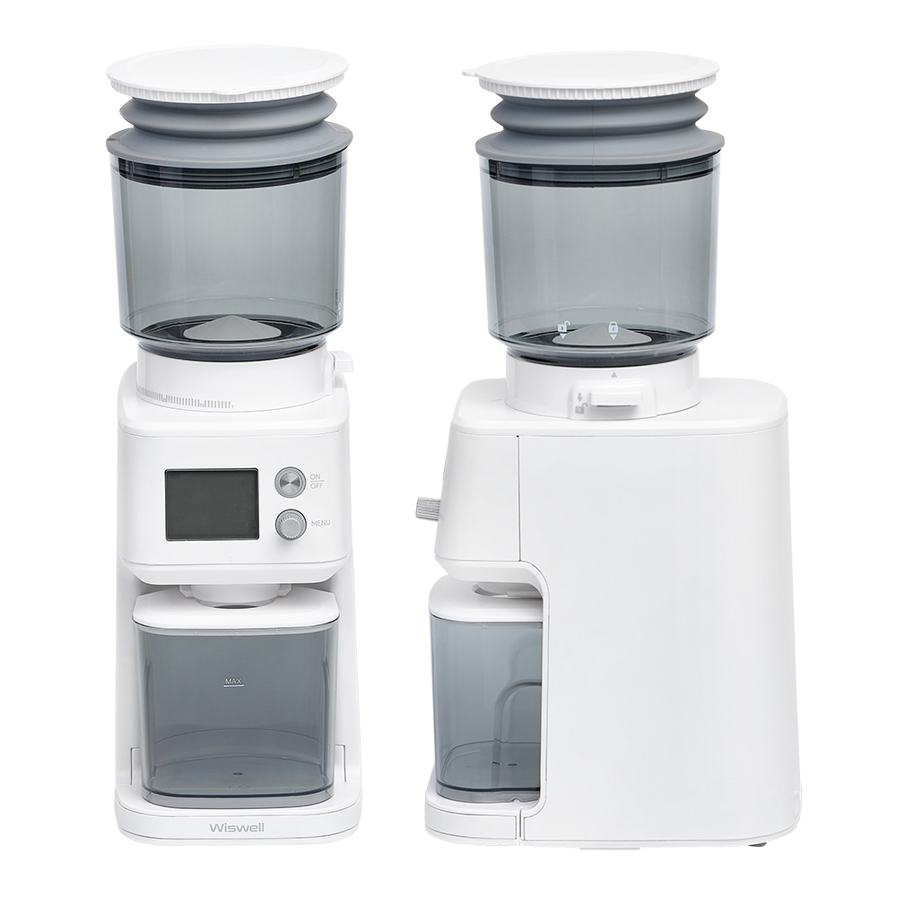 위즈웰 홈 프로 커피그라인더 전동 자동 핸드밀 가정용 기계 분쇄기 81단계 가성비 메이커