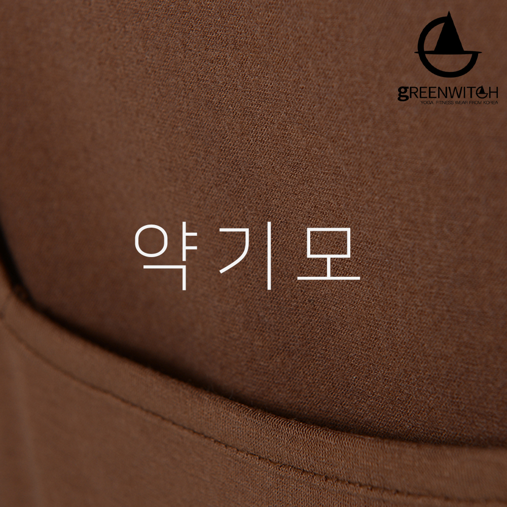그리니치 보온력 스퀘어넥 약기모 크롭티 슬림핏 요가복 이미지 8