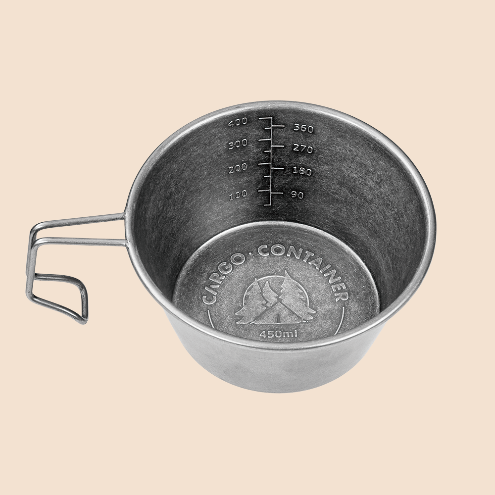 카고컨테이너 와일드 시에라 컵 캠핑 머그 450ml, 와일드 그레인