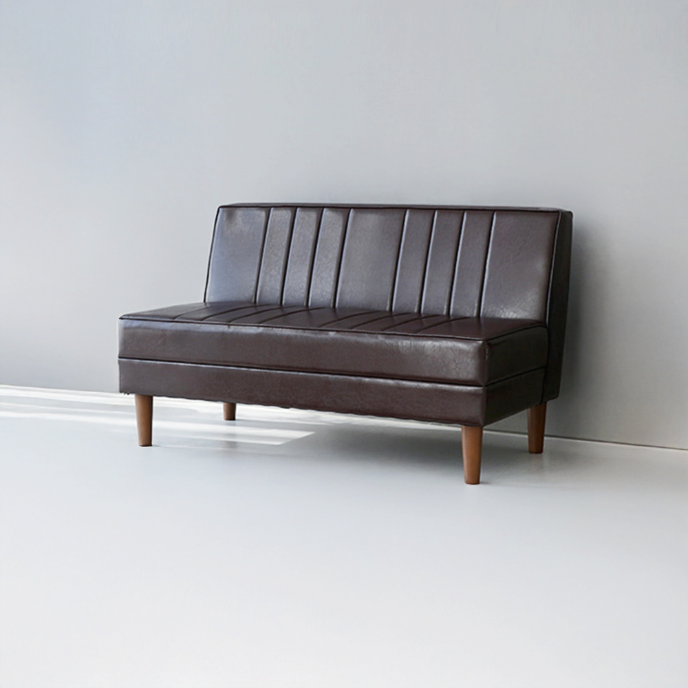 ROMENTO 2인소파 일자형 브라운 9527.2710