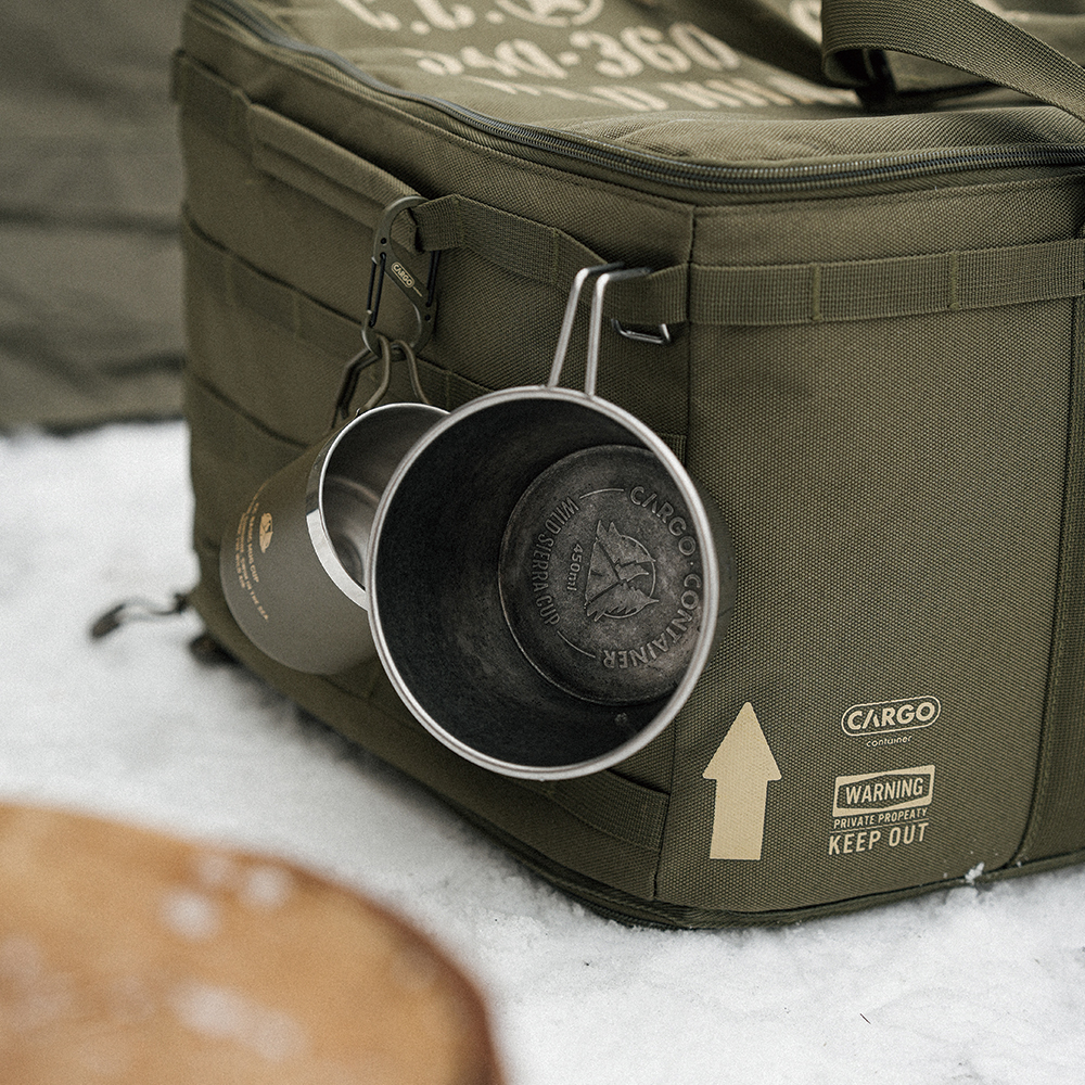 카고컨테이너 와일드 시에라 컵 450ml 4p 세트 캠핑 백패킹 등산 커피 물 술 잔