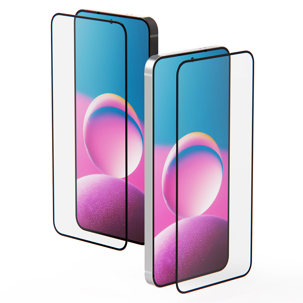 아이엠듀 풀커버 강화유리 액정보호필름 보호 필름 갤럭시S25 플러스, 2매입