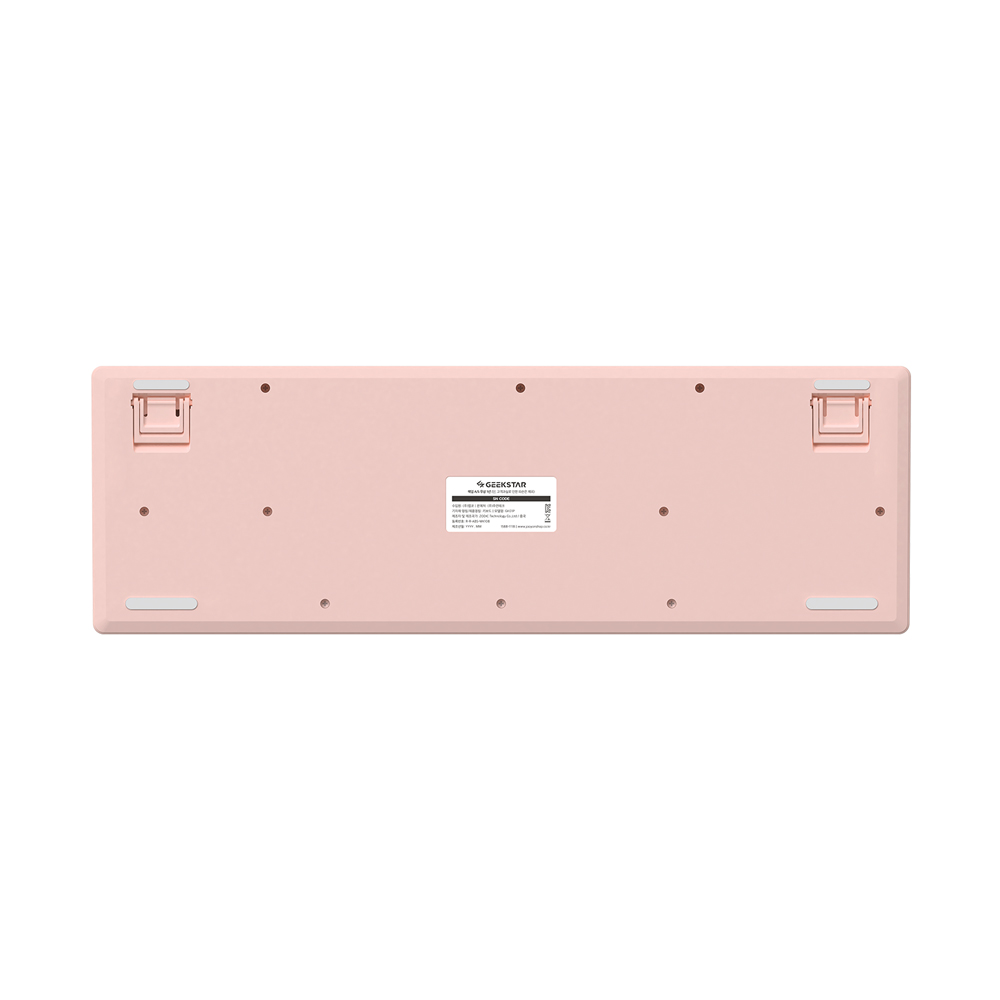 긱스타 GK01 유선 게이밍 사무용 키보드 USB-C 저소음 풀배열 핑크, 멤브레인 이미지 4