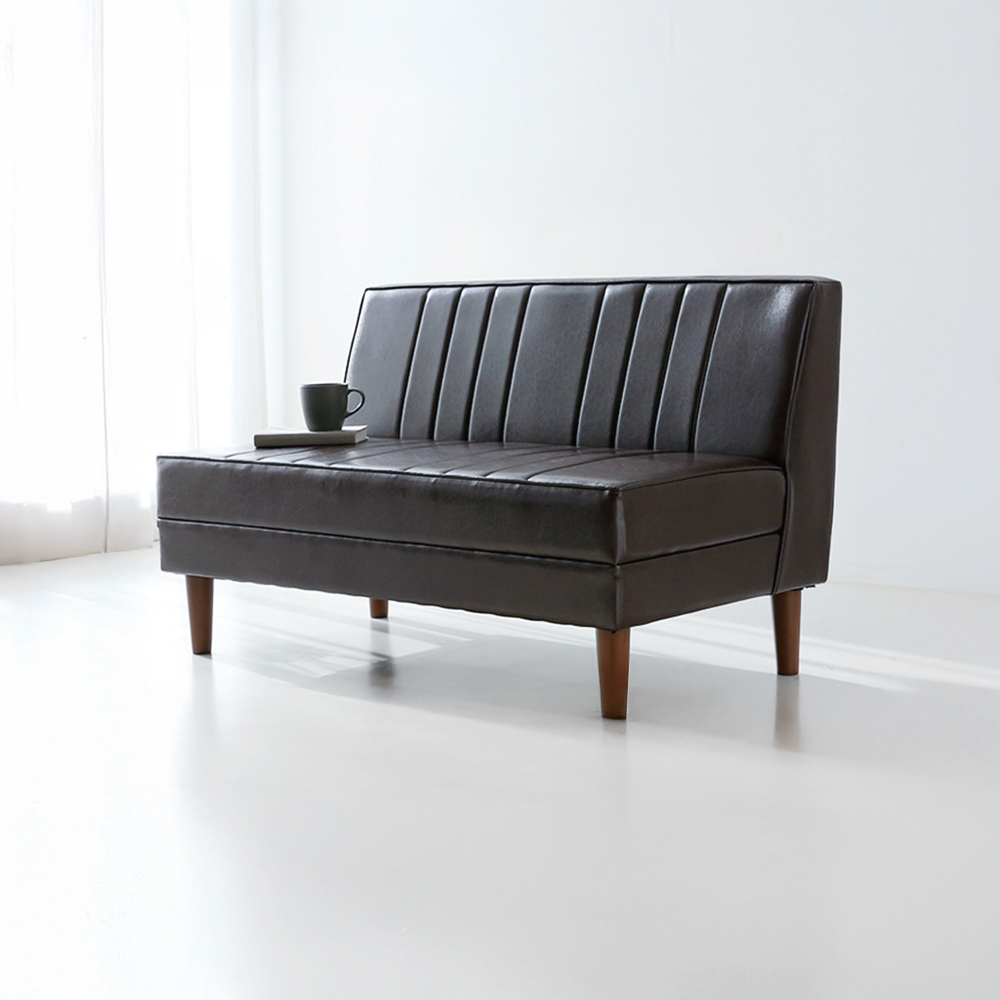 ROMENTO 2인소파 일자형 브라운 9527.2710