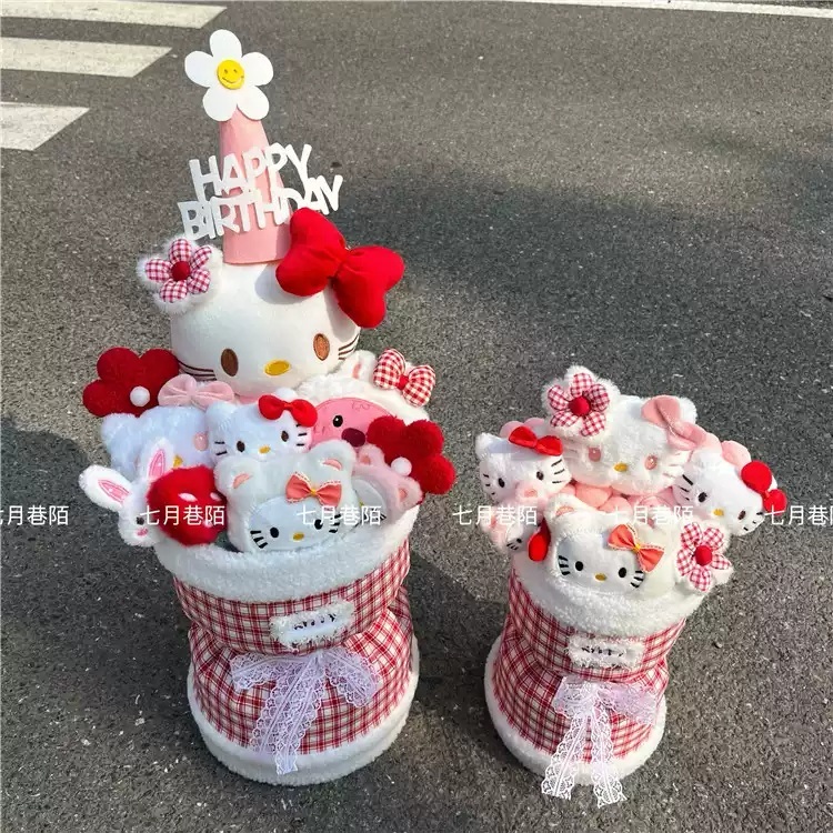 인형꽃다발 입학식 어린이 핑크 학예회 발표회 졸업 연주회 유치원 생일선물 - 상세 이미지 4