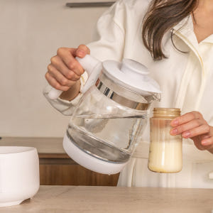 온도조절 허그 분유포트 전기 티포트 차탕기 전기 무선 포트 커피메이커 분... 개봉기 | 실사용 후기 - 상품 이미지 2