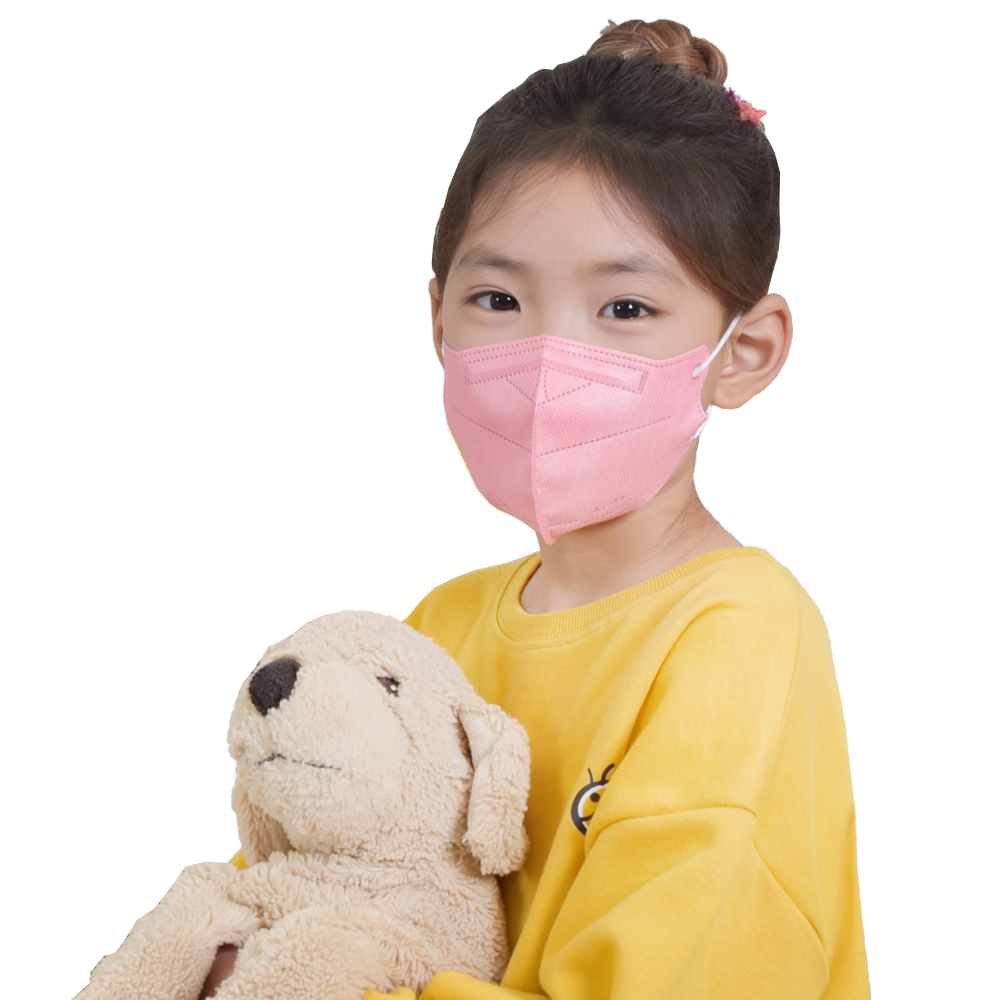 메디케이알 와이드핏 KF94 극소형 황사 컬러마스크 버니코랄, 100매 - 상세 이미지 5