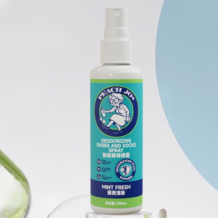 할머니 신발 탈취 스프레이 탈취제 냄새 제거제 발냄새 민트 100ml - 상세 이미지 4