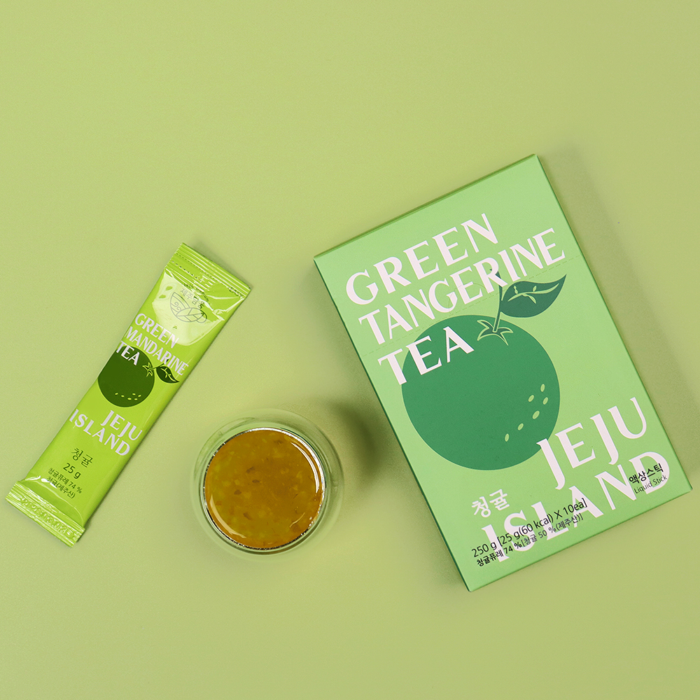 제주 꿀 넣은 청귤청 스틱 10개입 풋귤 답례품 제주기념품