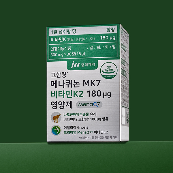 JW중외제약 메나퀴논 MK7 비타민K2 180 ug 영양제 30정, 4개 - 상세 이미지 3