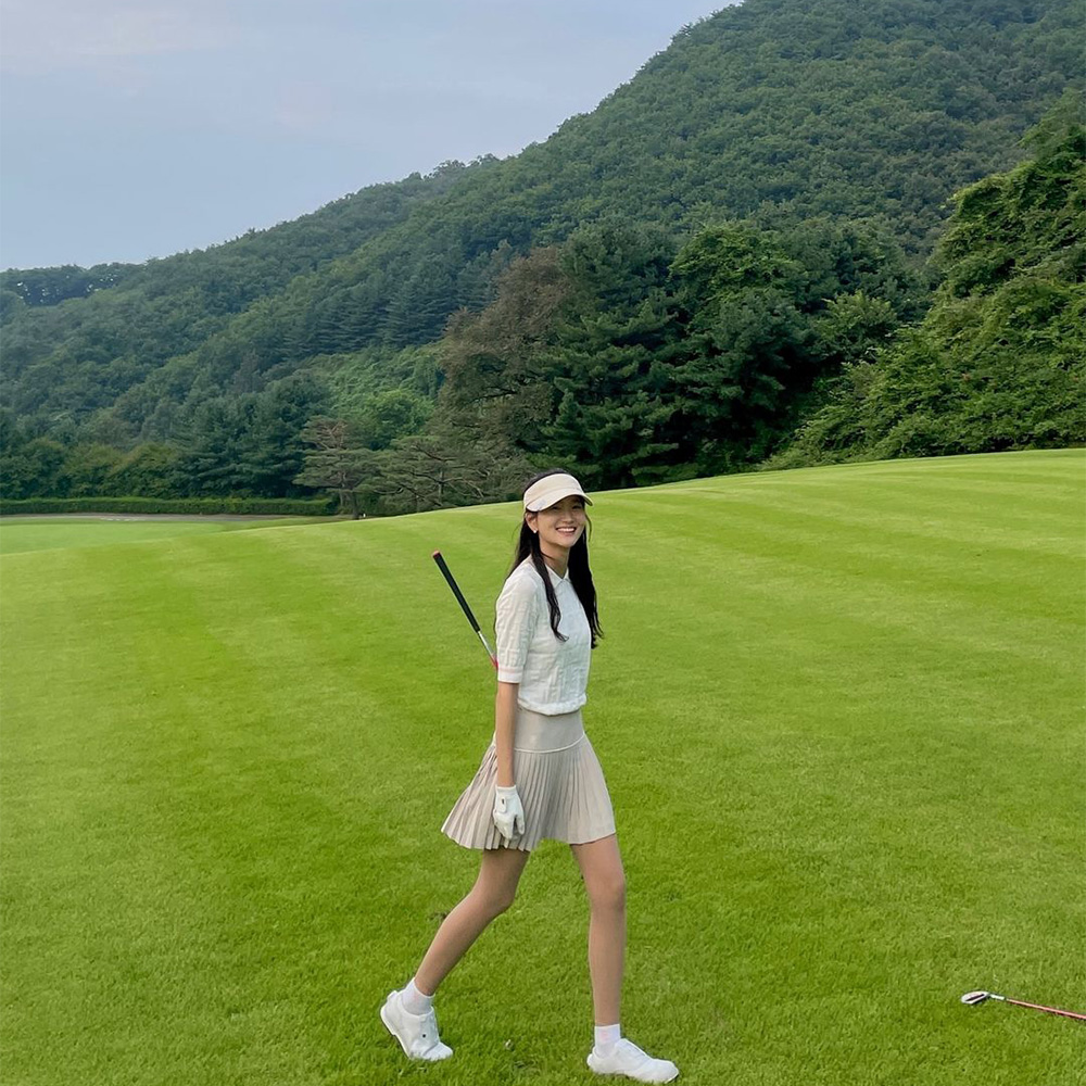 블카 여성 골프스타킹 50D 자외선차단 몸매보정 유발 레깅스 발목형 타이즈 이미지 4