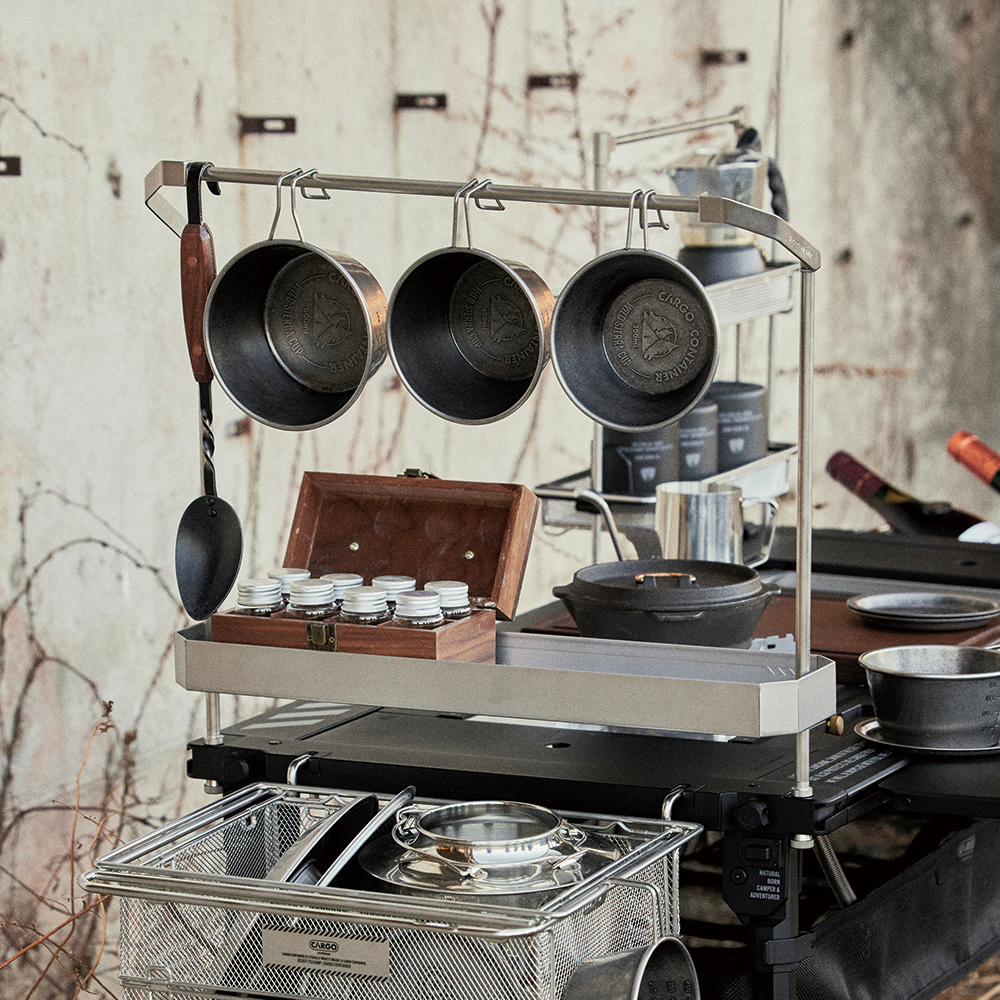 카고컨테이너 와일드 시에라 컵 450ml 4p 세트 캠핑 백패킹 등산 커피 물 술 잔