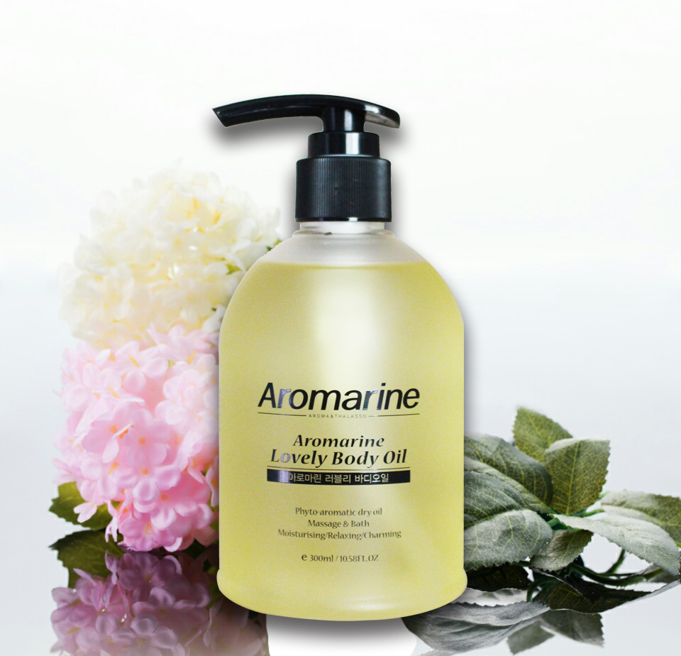 아로마린 러블리 오일300ml 향좋은 대용량 멀티 퍼퓸 아로마 괄사 보습 커플오일 - 상품 이미지