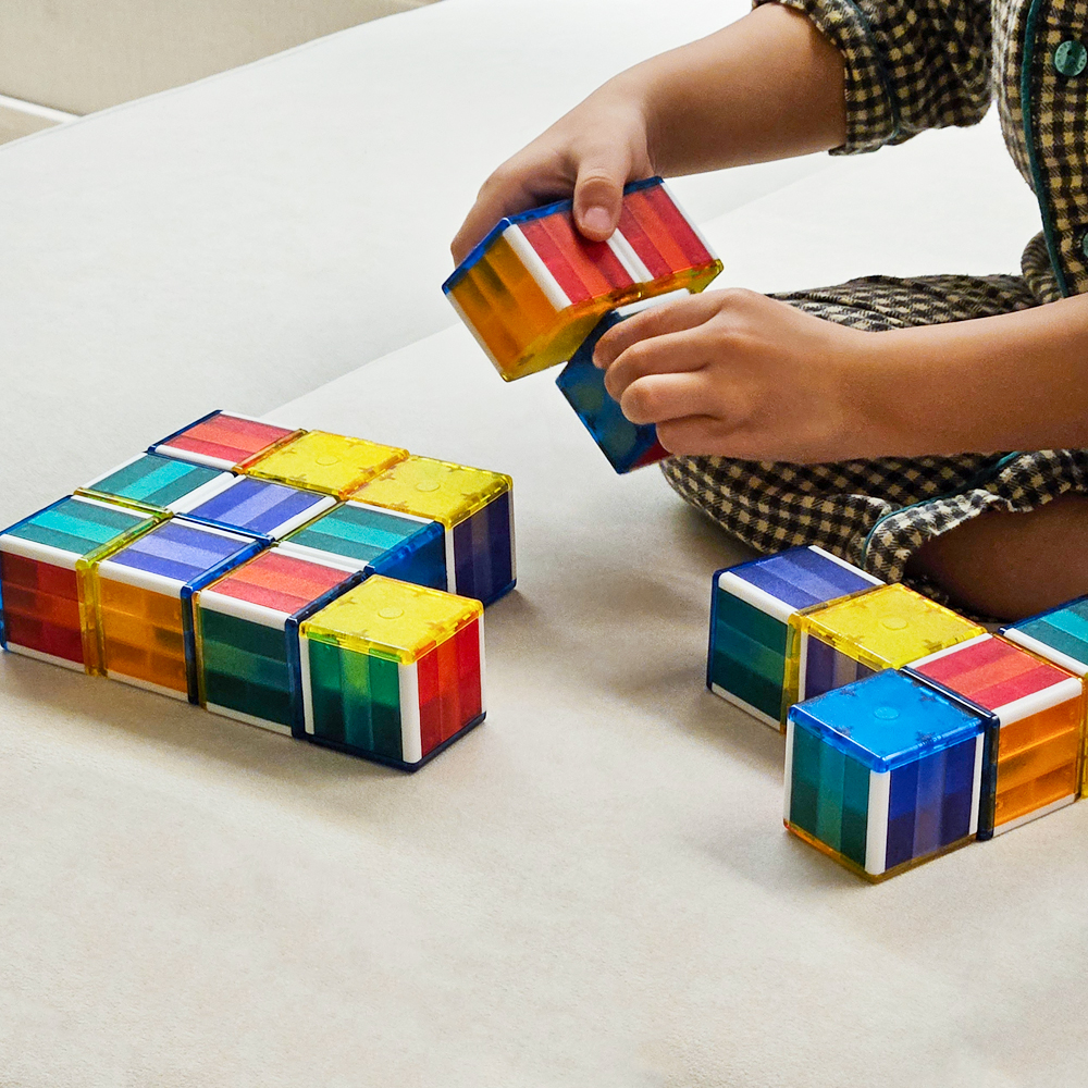 루넬 자석블럭 교구 매직큐브 자석장난감 18pcs