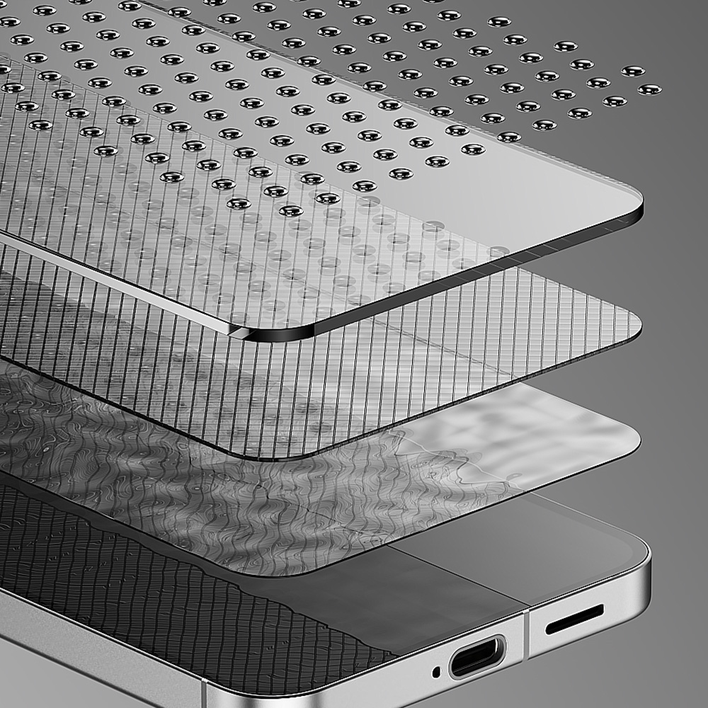 빅쏘 2.5CX 지문인식 강화유리 액정보호필름 갤럭시S25, 2매입