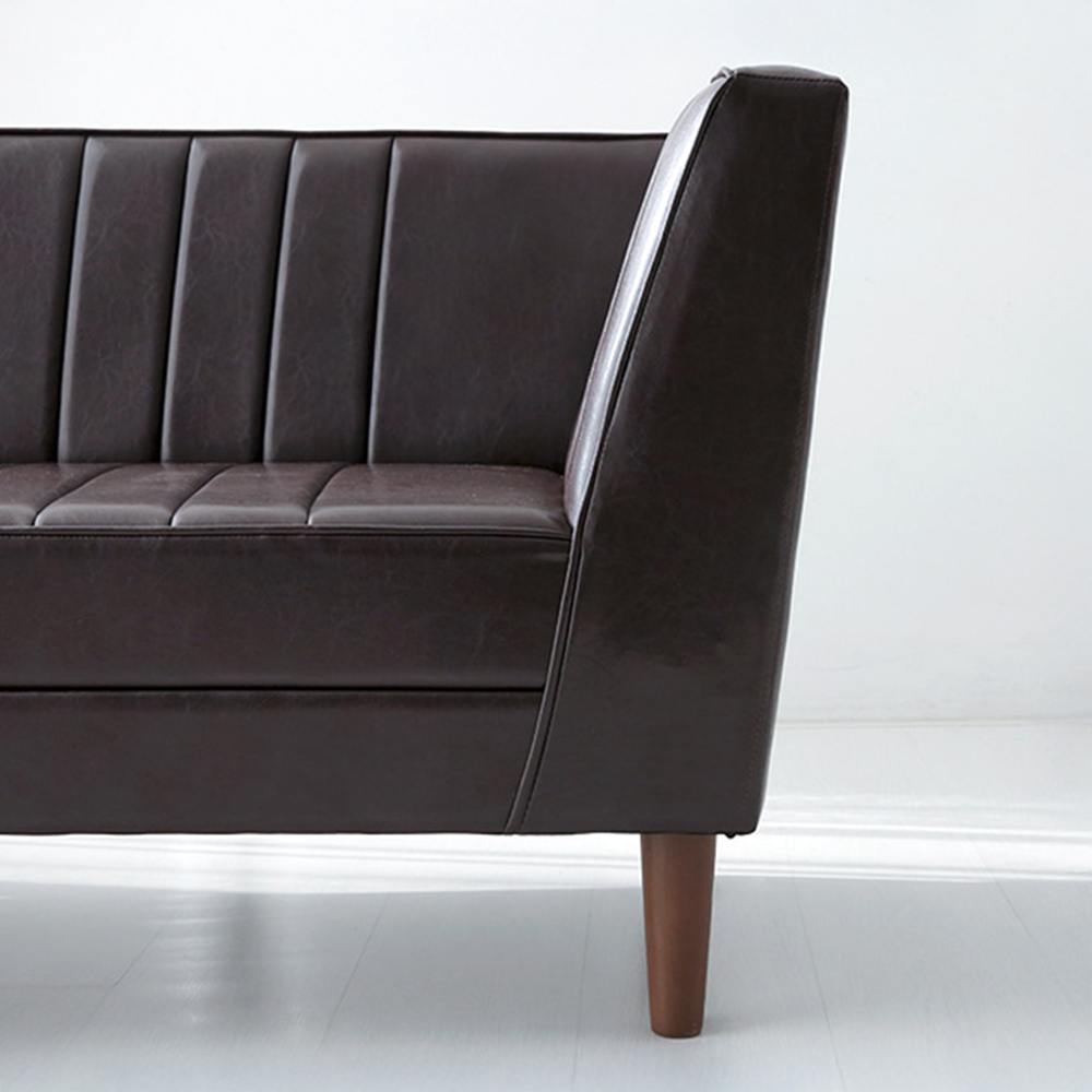 ROMENTO 2인소파 코너형 브라운 9179.4036