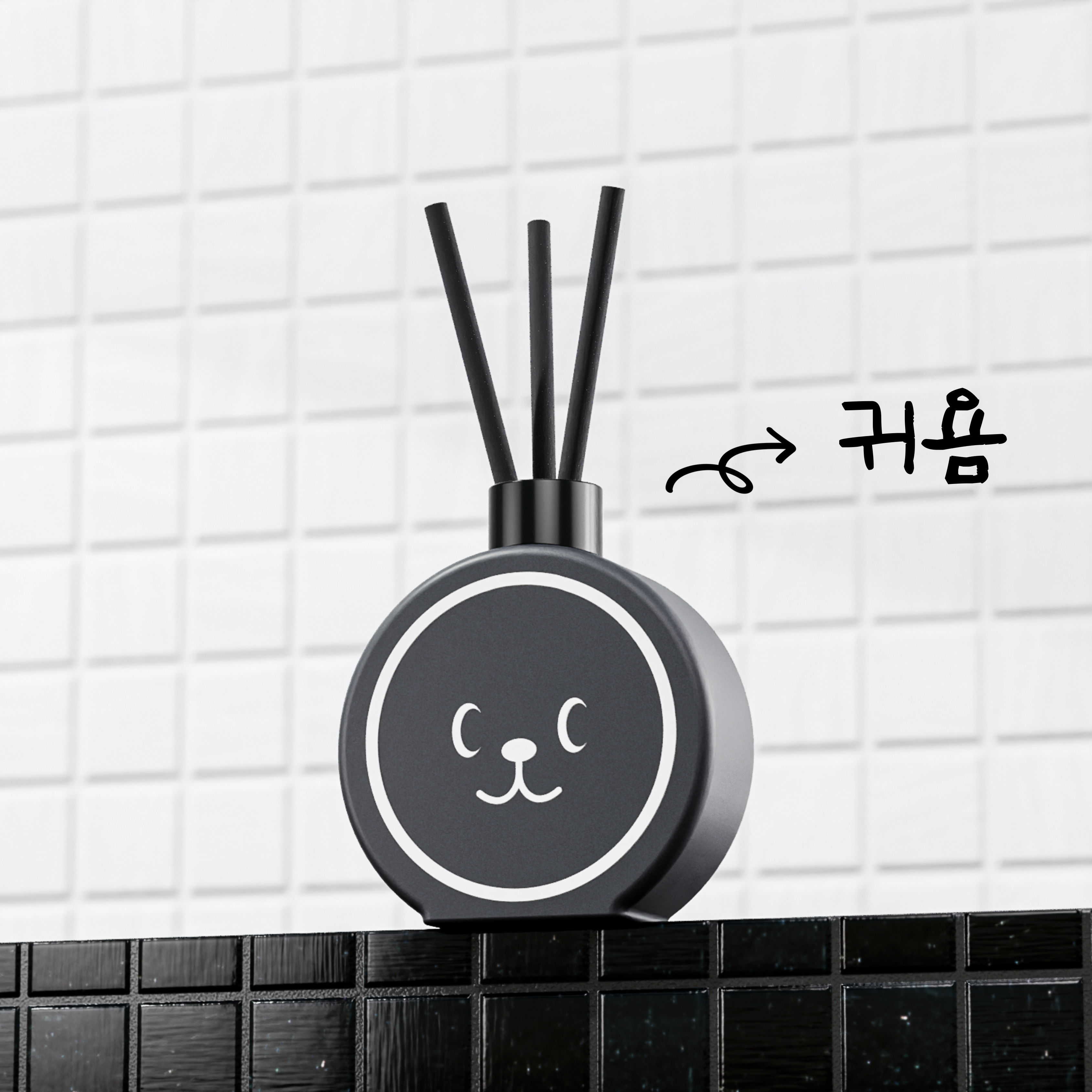 [3+1] 블랙하비 이모지디퓨저 100ml 인테리어 거실 호텔 명품 교보문고 입점 디퓨저 이미지 3