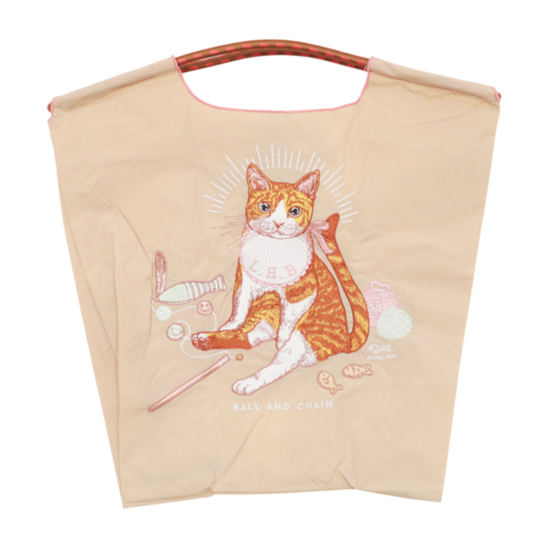 볼앤체인 에코백 BABY CAT M 사이즈 공효진 스누피 스트랩 매장 팝업 일본 미니 오사카 도쿄 313015 - 상품 이미지
