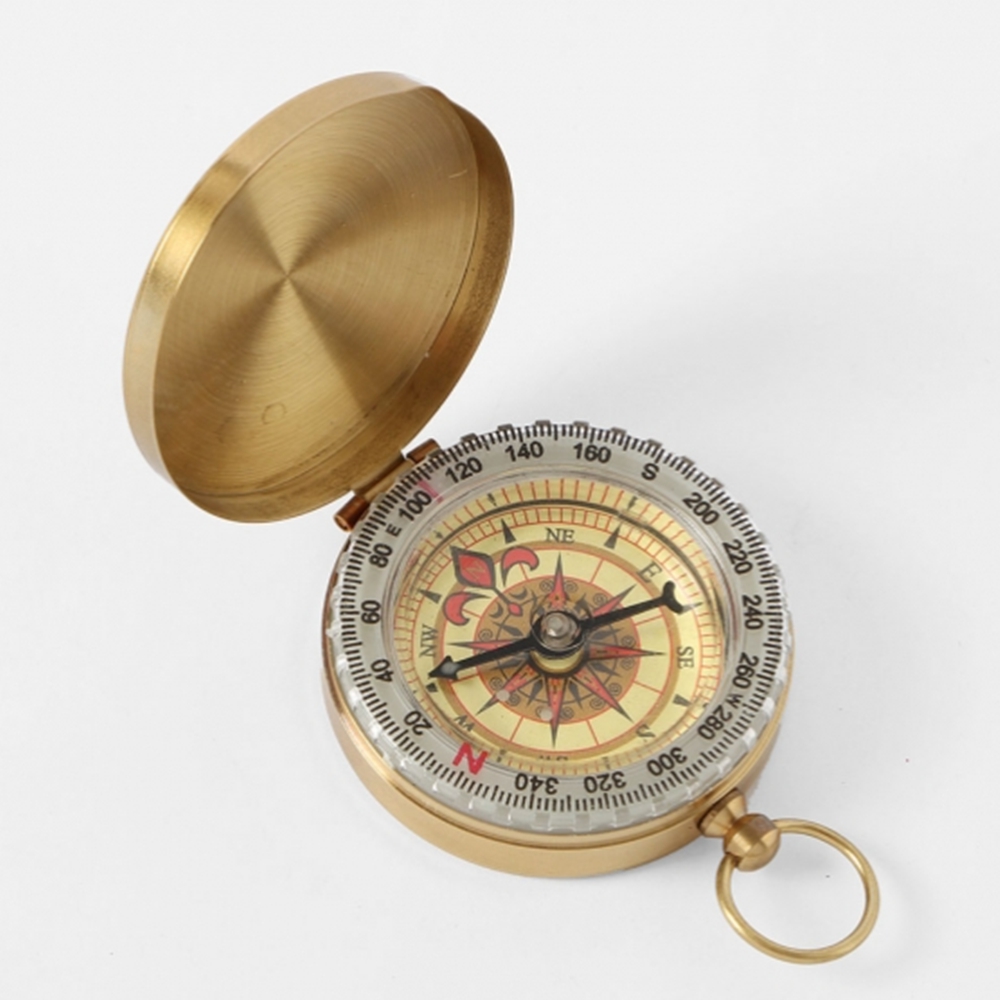 골드 야광나침반 클래식 선박용나침반 아웃도어 백패킹 등산
