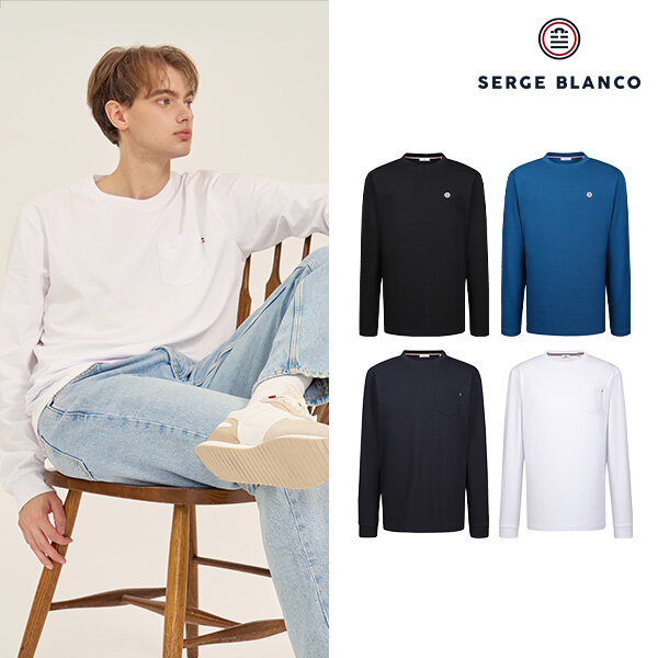 세르즈블랑코 긴팔티셔츠 4종 남성 - 메인 이미지