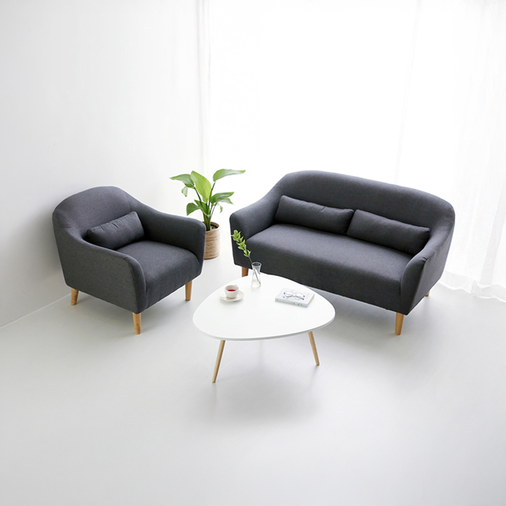 ELROI 2인소파 3602 그레이 6014.7909, 2인용