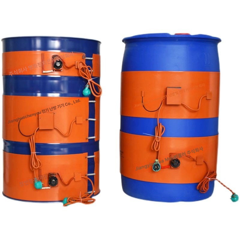 드럼통 가열 열선 벨트 가스통 200L 히터 액화 보온 온도조절 기름통 200L 1740x250 2000W 손잡이형 - 상품 이미지
