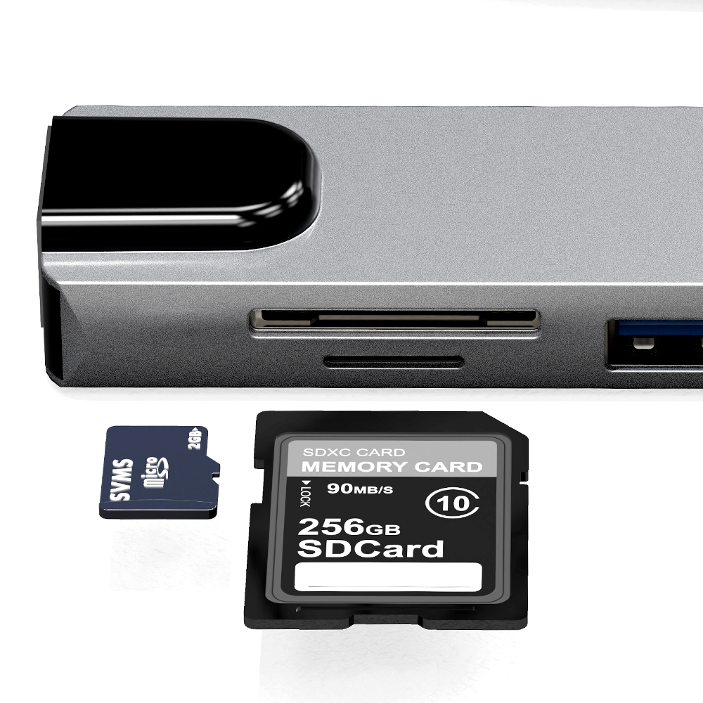맥북 8포트 멀티 USB 허브 C타입 3.0 86W 4K LAN SD카드 노트북 에어 프로 갤럭시북 아이패드 - 상세 이미지 4