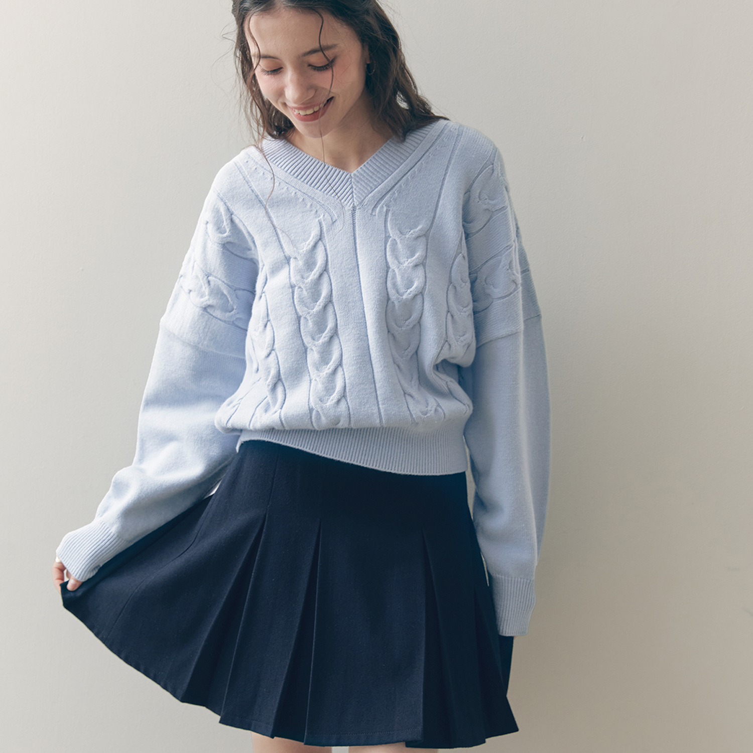 [제로스트릿][2컬러] 헤니 플리츠 스커트 HENNY PLEATS SKIRT - 상세 이미지 5