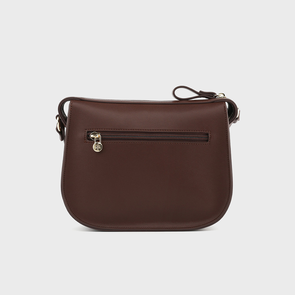 몽삭 로린 크로스바디백 다크브라운 AP12-2502-DB