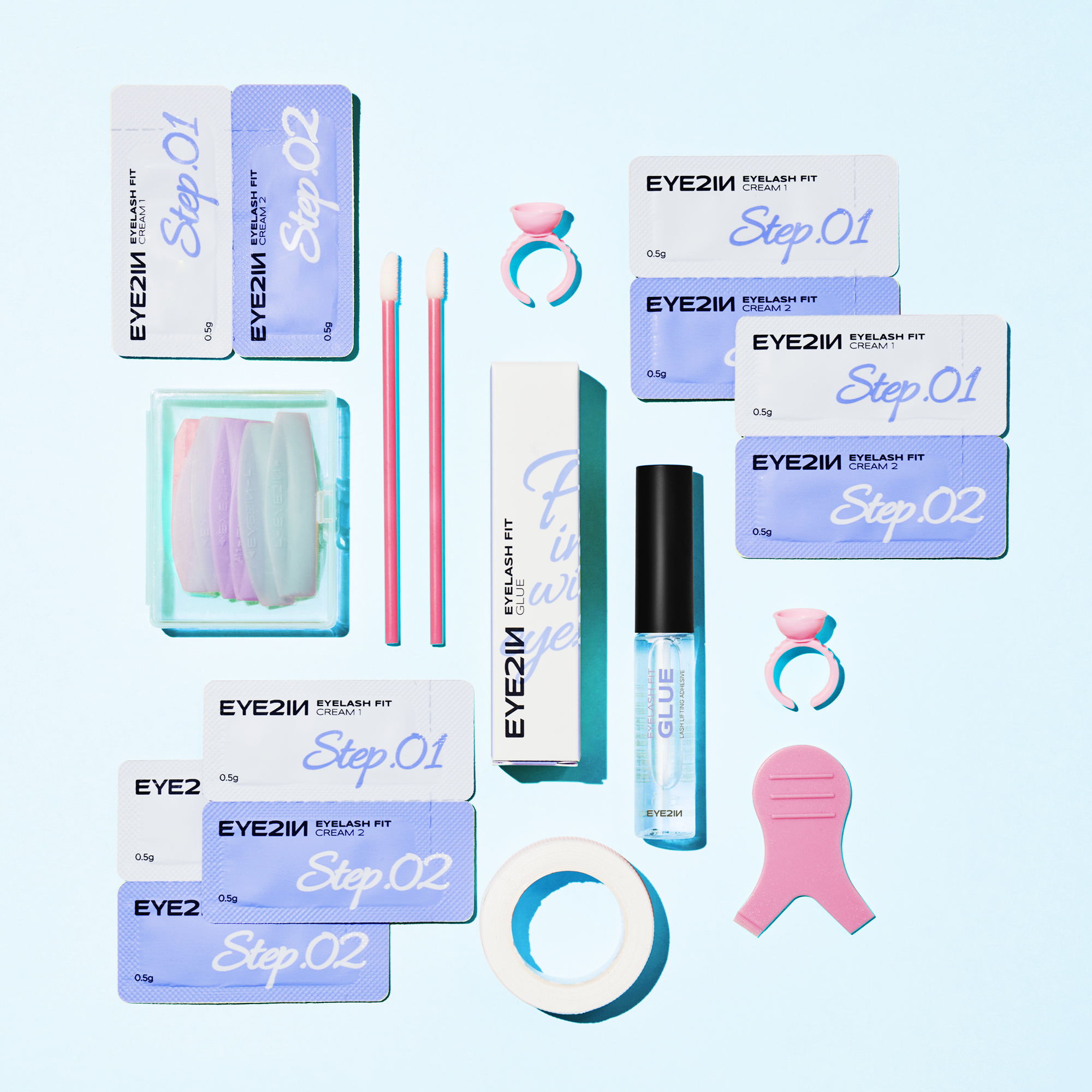 아이투인 셀프 속눈썹 펌 트라이얼 키트 5회분 파마 래쉬 재료
