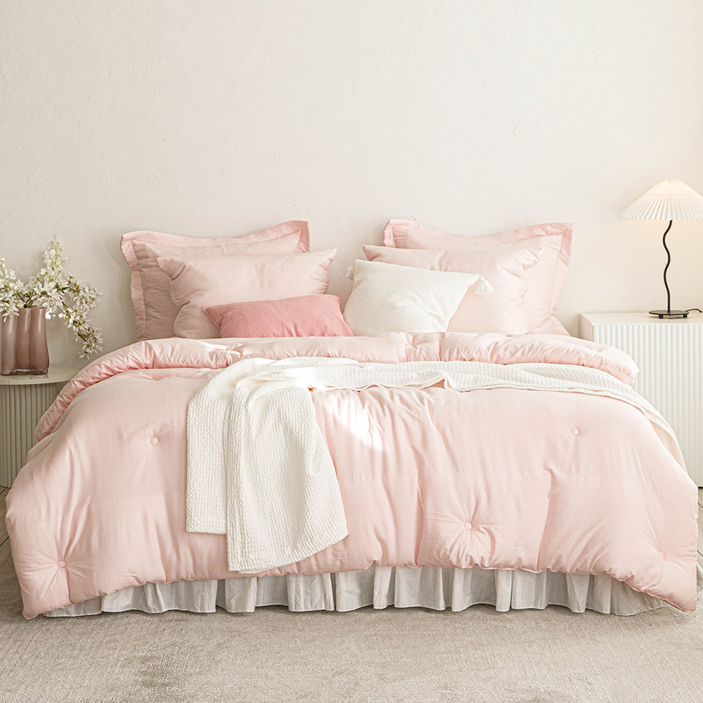 [풀세트]궁극의 부드러움 100% 모달 차렵이불+패드+베개커버, 라지킹 이불세트 대표 이미지