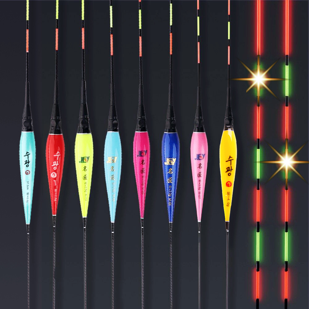 민물 전자찌 내림 낚시 찌 나노찌 7점등 올림찌 얼레벌레찌 37.5cm 제품 이미지