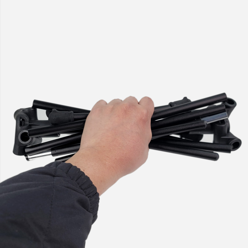 KOOLMAN 쿨맨 캠핑 의자 초경량 백패킹 접이식 체어 등산 피크닉 A형 블랙