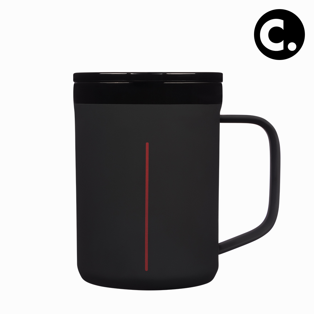 콕시클 스텐 머그 보온 손잡이 텀블러 470ml, 콜라보-스타워즈 다스베이더