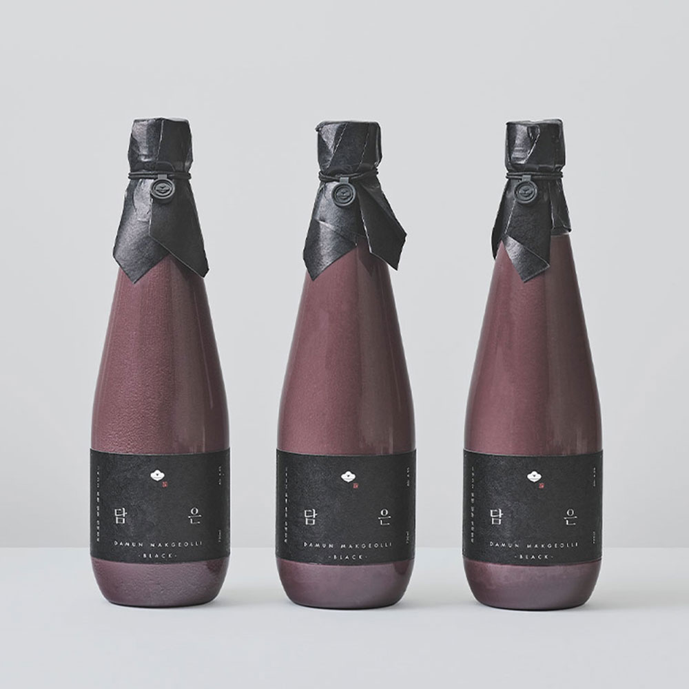 [담은 블랙] 흑미 막걸리 6.5도 750ml 3병