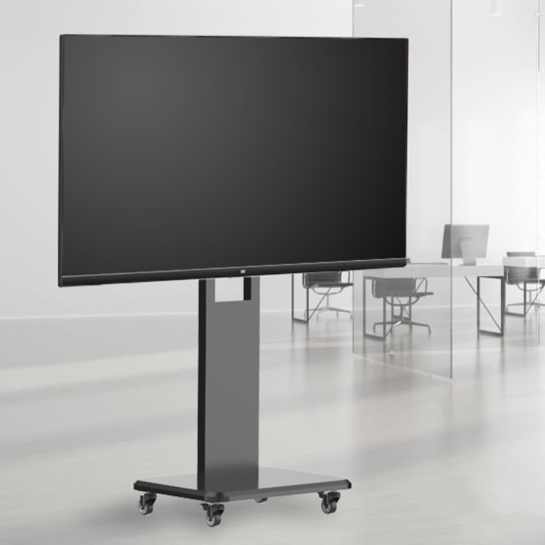 대형 tv 거치대 이동형 티비 거치대 이동식 티비 스탠드 블랙