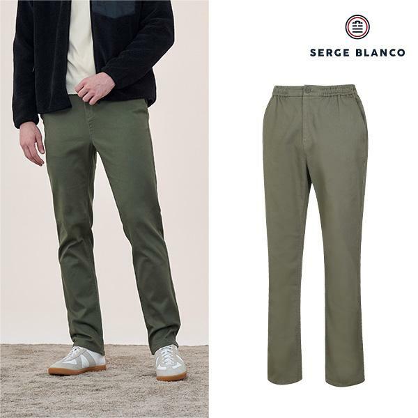 세르즈블랑코 24FW 남성 코튼 블렌디드 스판 팬츠 2종 - 상세 이미지 3
