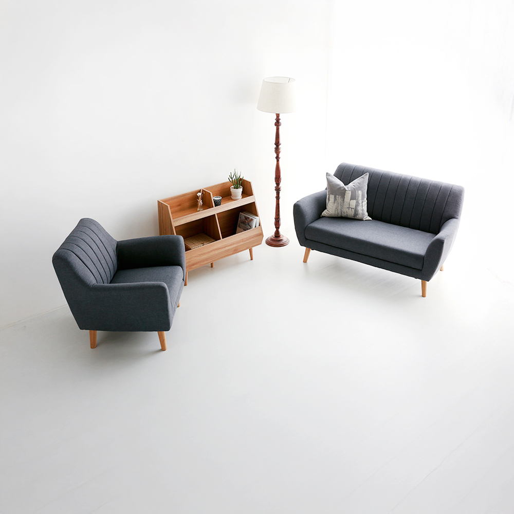 SERTI 2인 소파 S290J15 그레이 7720.7343 이미지 7