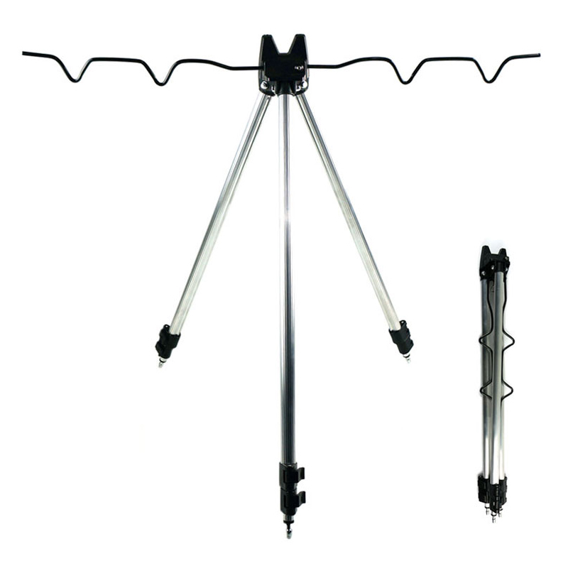 씨타임 최대5대거치 튼튼하알루미늄소재 KF 3단 원투받침대 삼각받침대