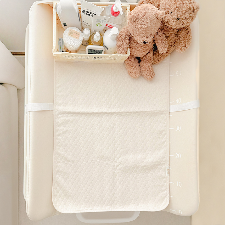 올포홈 신생아 기저귀 갈이대 방수패드 논슬립 아기 침대 매트 패드 셋삼 기저귀교환대