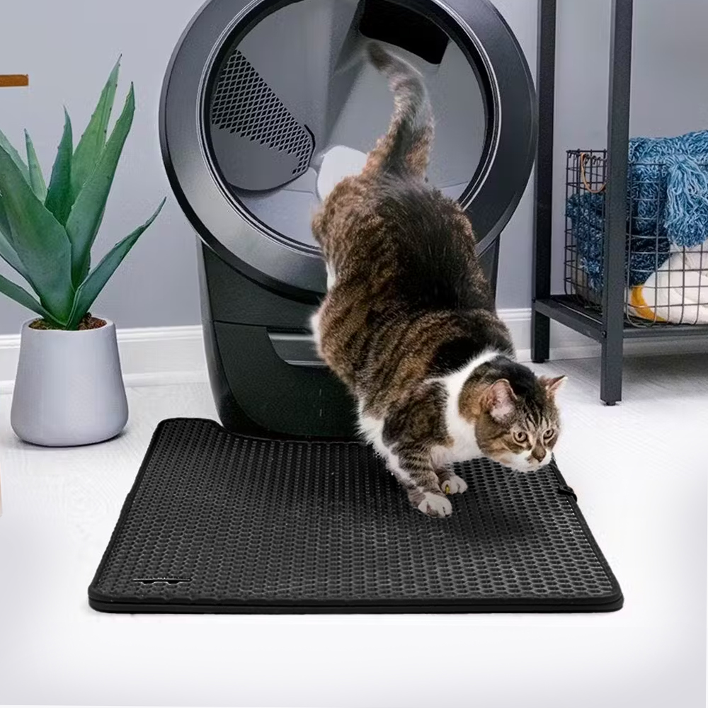 리터로봇 4 트랩 매트 (블랙) 고양이 모래매트 발판 사막화방지