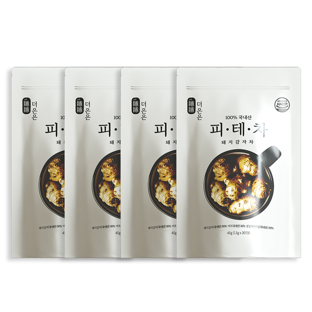 더은은 피테차 국내산 혈당 관리 당뇨 돼지감자 여주 뽕잎 티백 차 120개입, 1개 - 상품 이미지