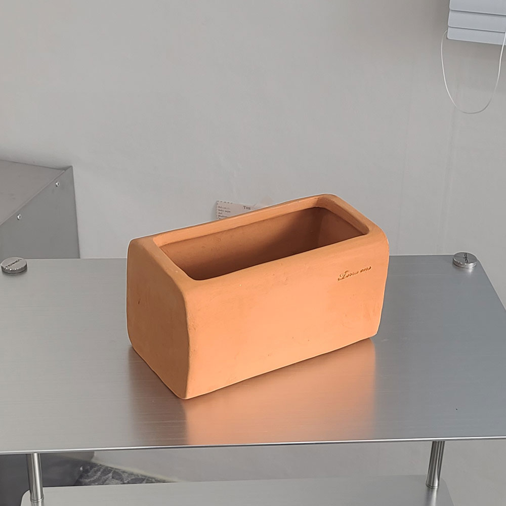 테라원 수제 토분 20x11x11cm 라운드 사각 - 상세 이미지 2