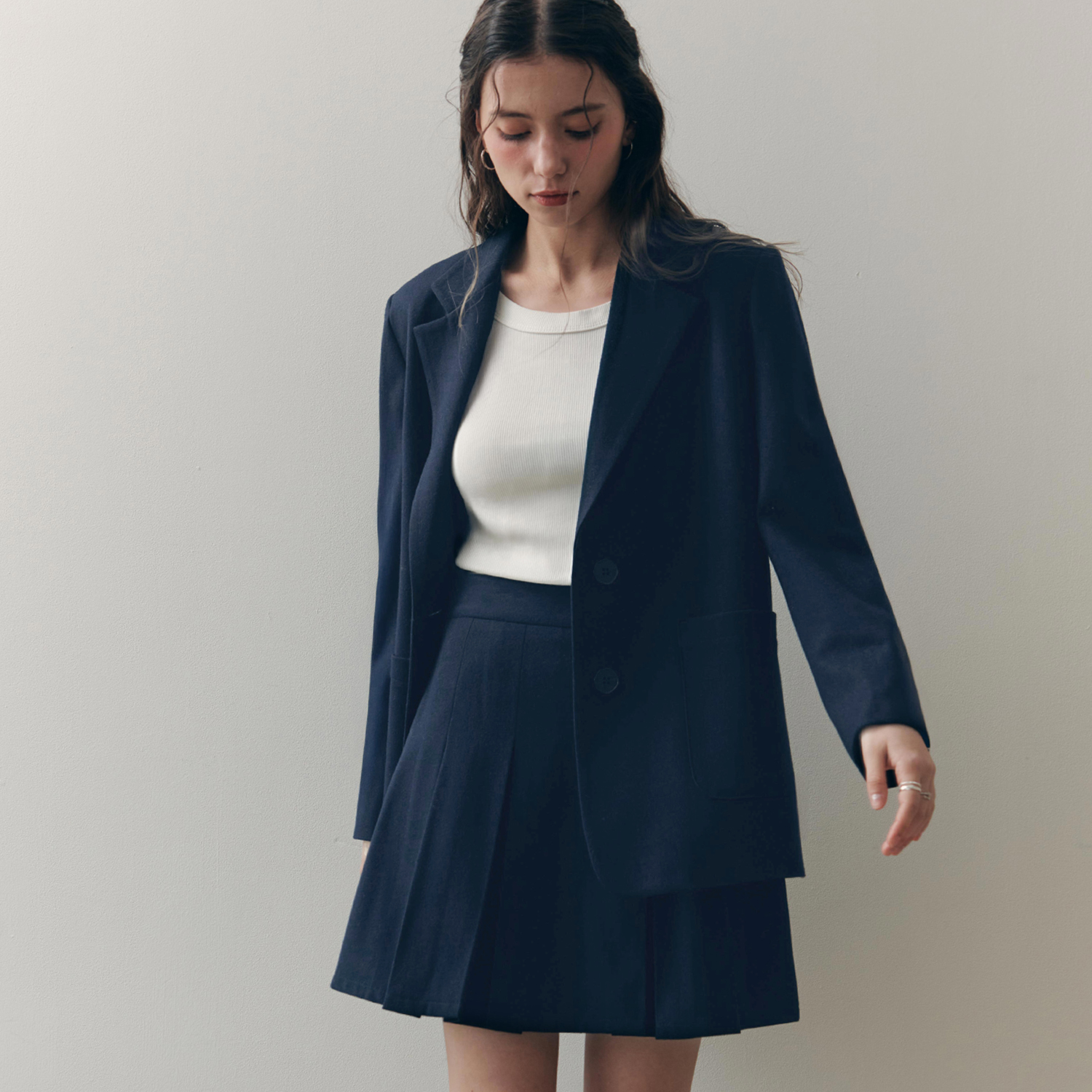 [제로스트릿][2컬러] 헤니 플리츠 스커트 HENNY PLEATS SKIRT 이미지 6